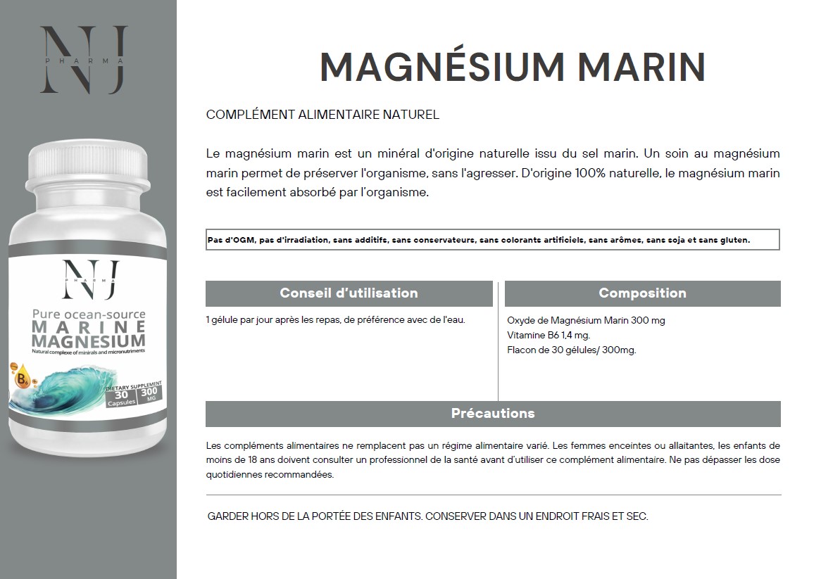 MAGNESIUM MARIN 30GEL-300MG – Image 3