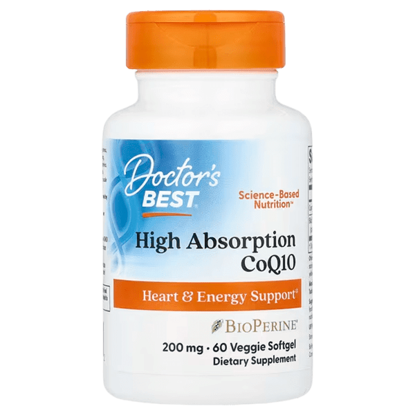 HIGH ABSORPTION CoQ10 200MG 60 CAP, Compléments alimentaires, Biovitaminaat, USA.